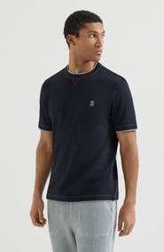 Brunello Cucinelli T-shirt with faux-layering