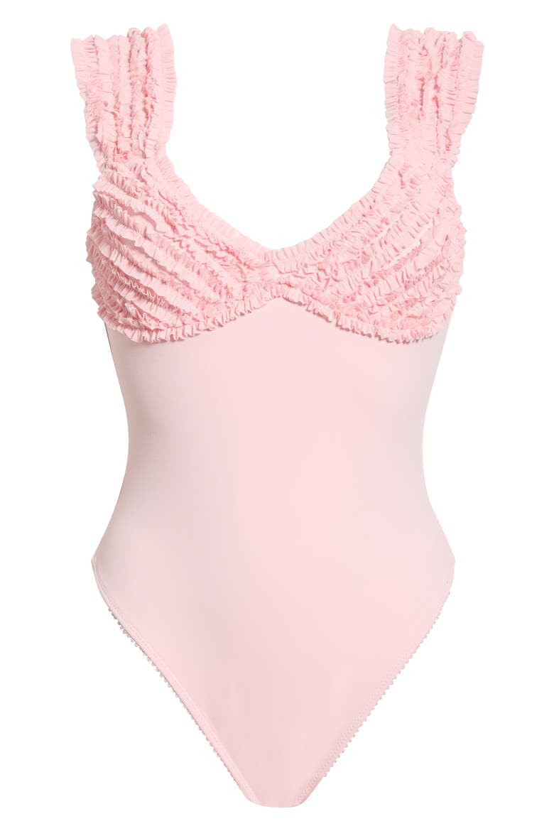 Intimately FP Party Favor Bodysuit, Alternate, color, PINK RIBBONS