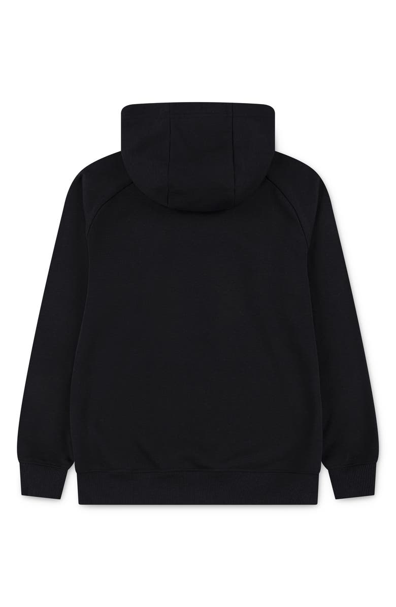 3 Brand Kids' Varsity Logo Graphic Hoodie, Alternate, color, Black