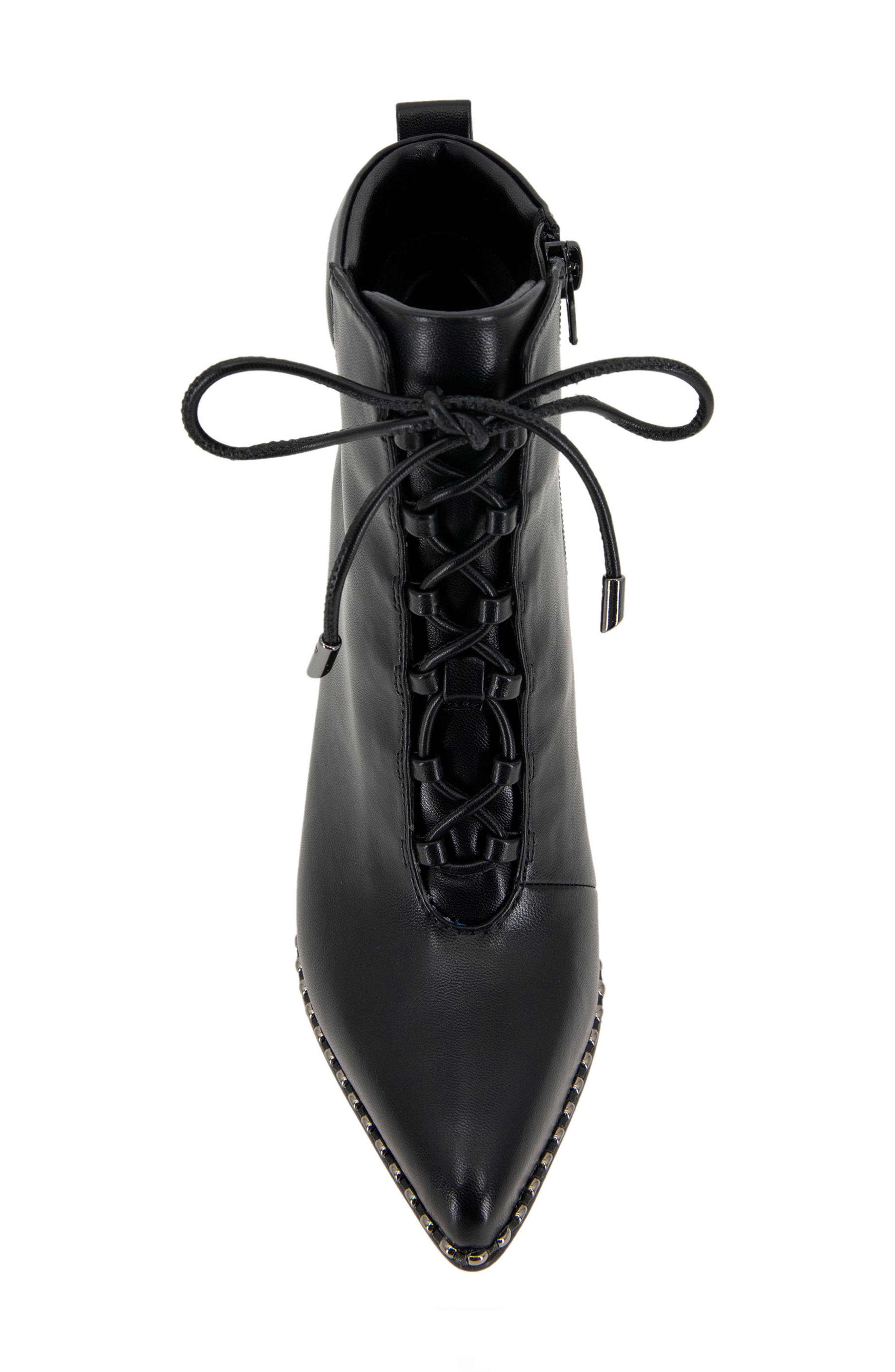 BCBGeneration Hinna Pointy Toe Lace-Up Bootie, Alternate, color, 