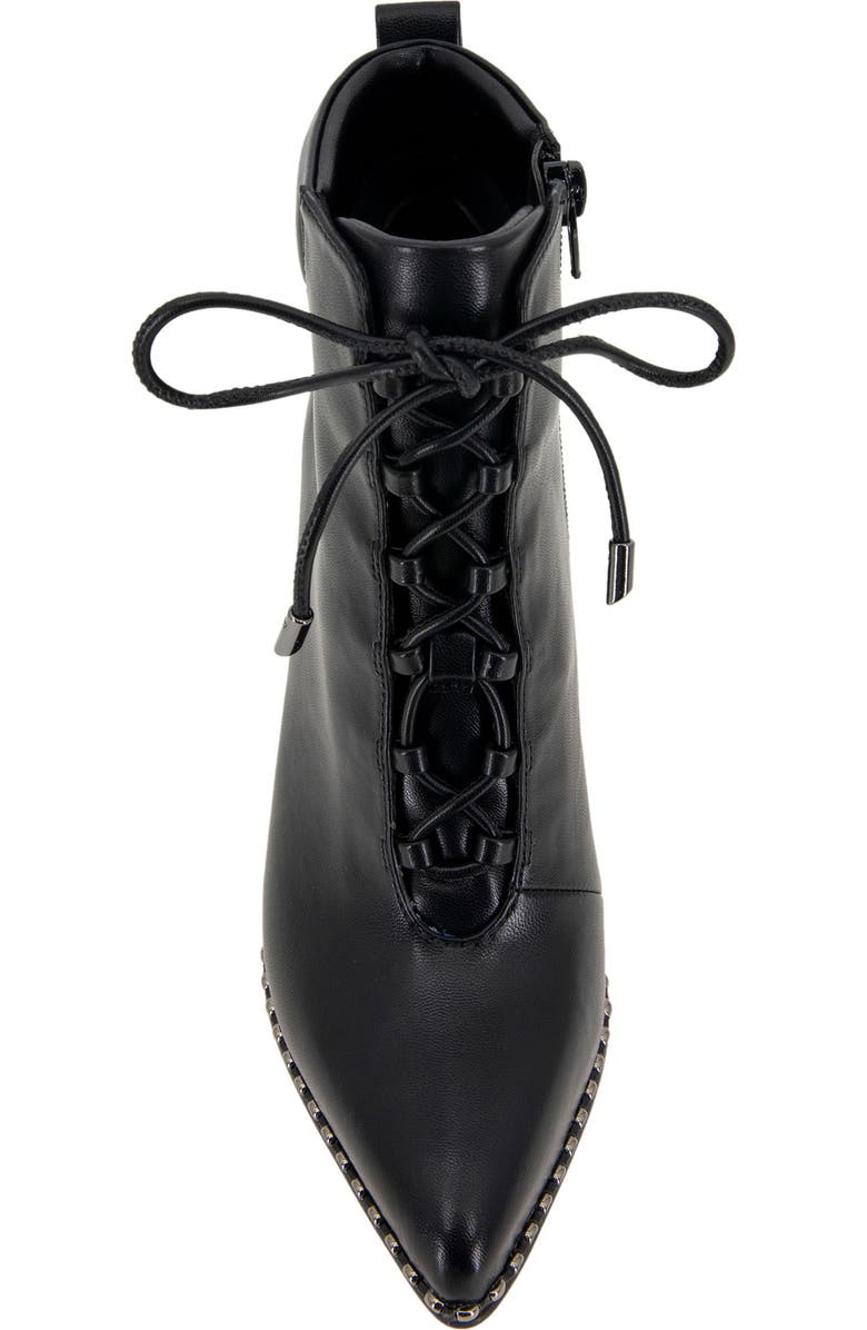 BCBGeneration Hinna Pointy Toe Lace-Up Bootie, Alternate, color,