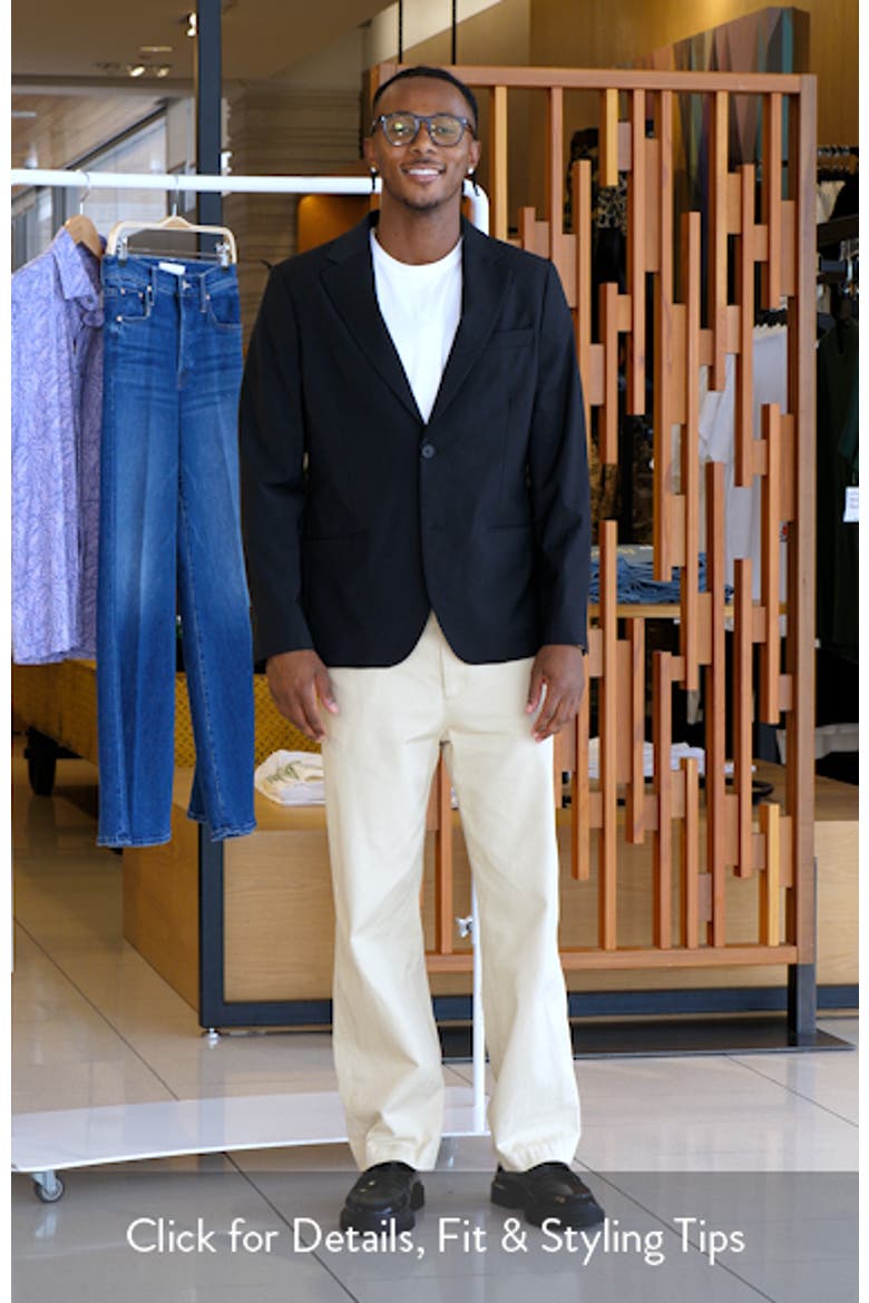 Skinny Fit Black Suit Jacket video
