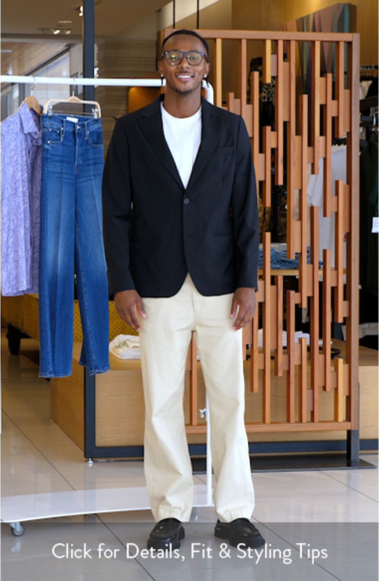 Skinny Fit Black Suit Jacket, sales video thumbnail