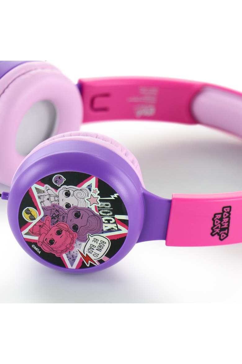 L.O.L. Surprise! Kid-Safe Diva Headphones, Alternate, color, Pink
