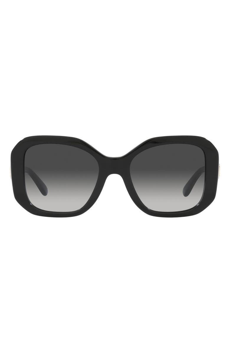 Tory Burch 52mm Gradient Butterfly Sunglasses, Main, color, 