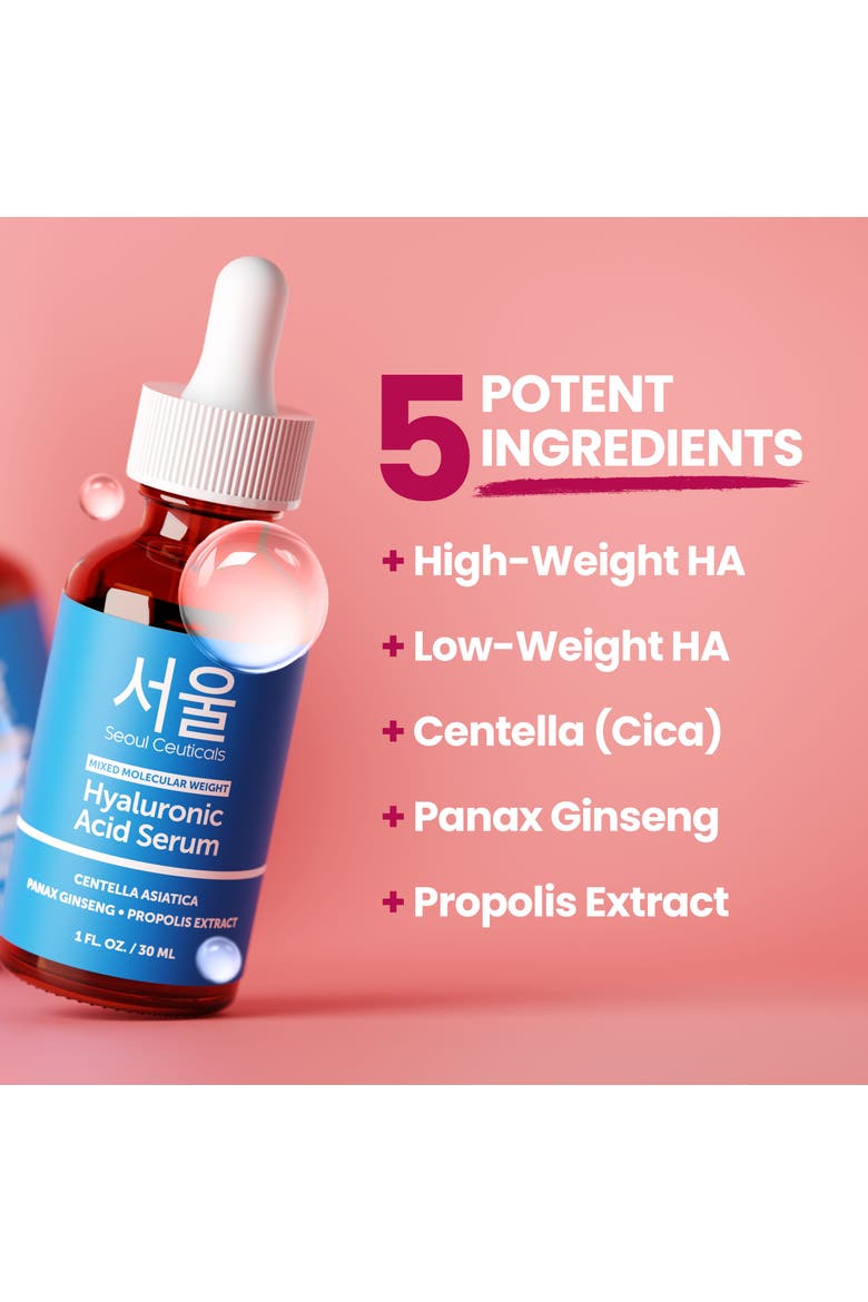 Korean Skin Care Hyaluronic Acid Serum, Alternate, color, None