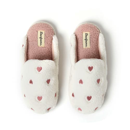 Dearfoams Teddy Tab Scuff Slipper In Multi