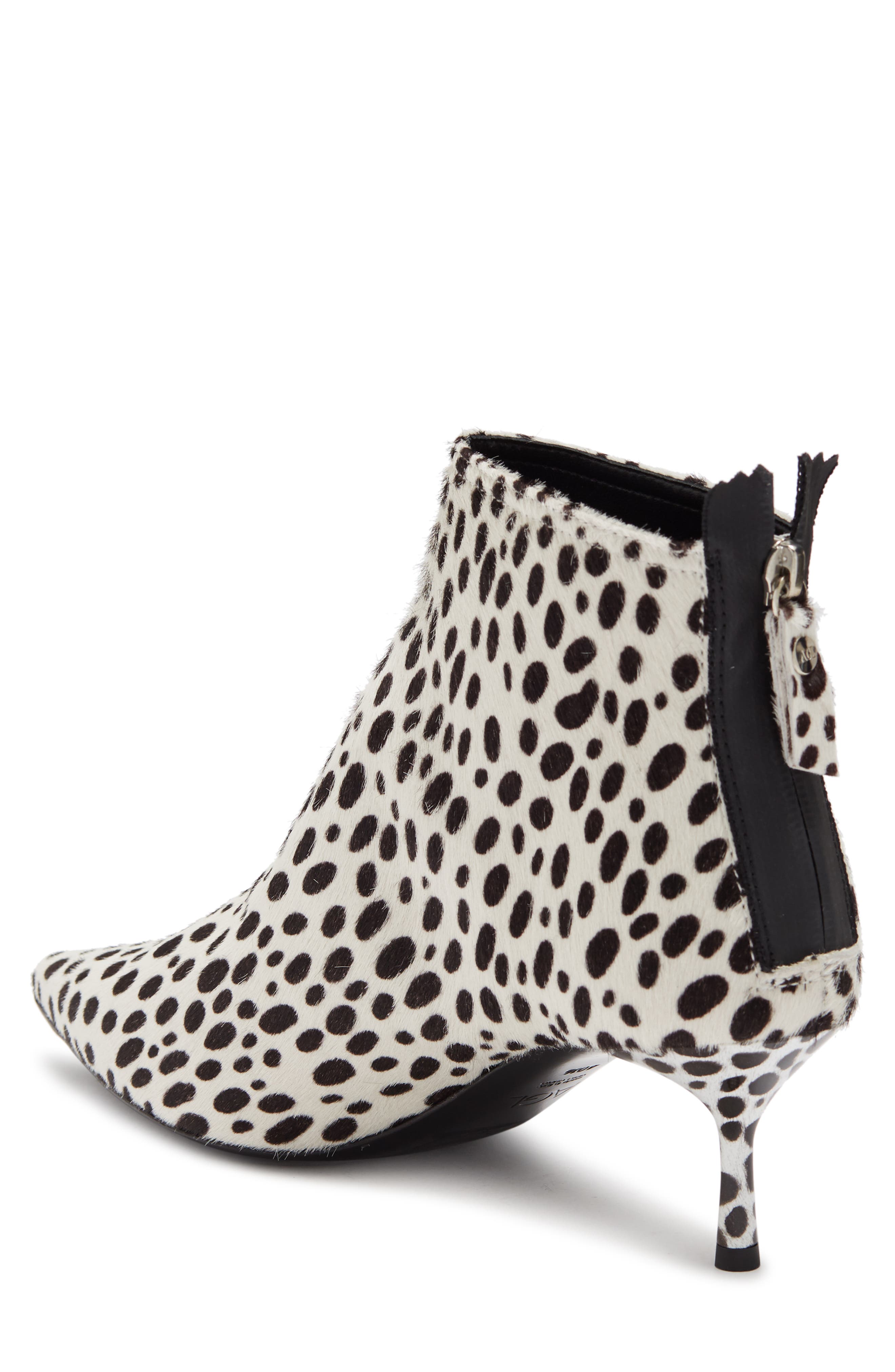 AGL Calf Hair Animal Print Bootie, Alternate, color, 
