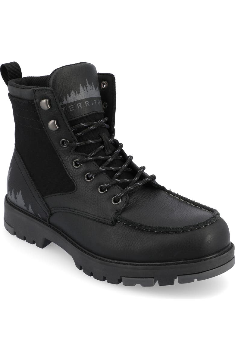 TERRITORY BOOTS Timber Water Resistant Leather Boot, Main, color,