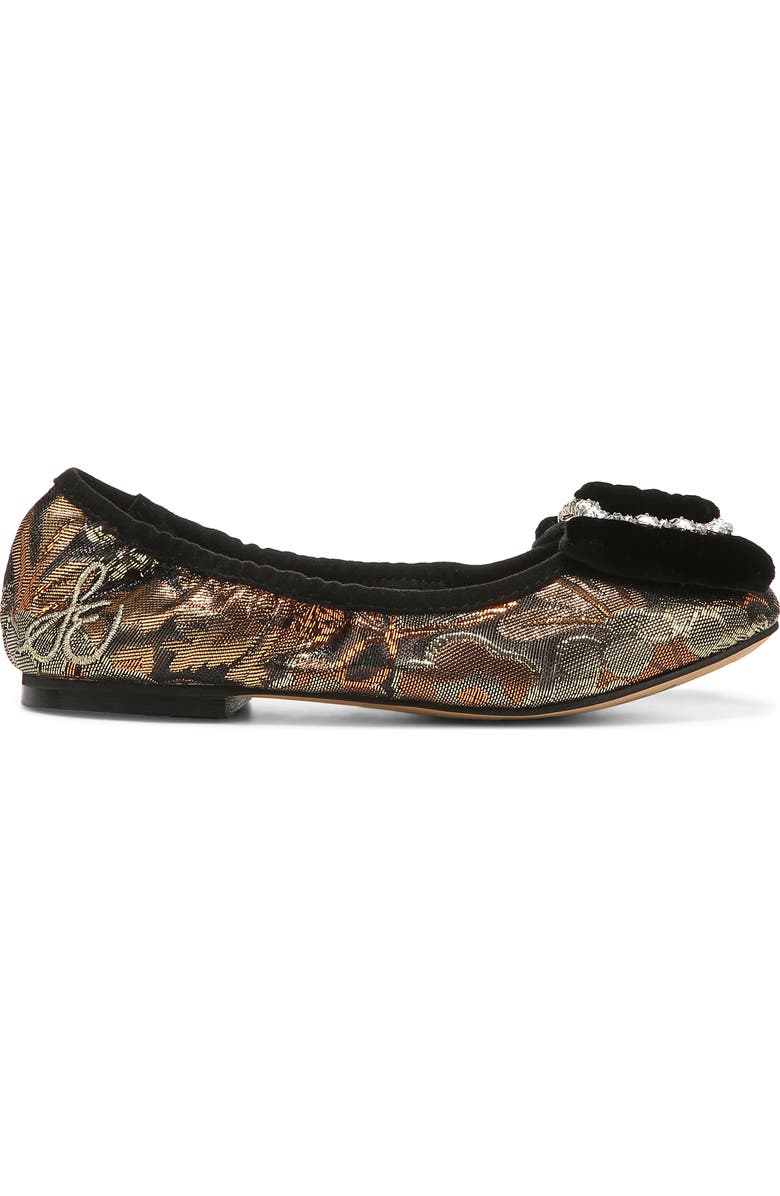 Sam Edelman Kids' Farah Crystal Bow Flat, Alternate, color,