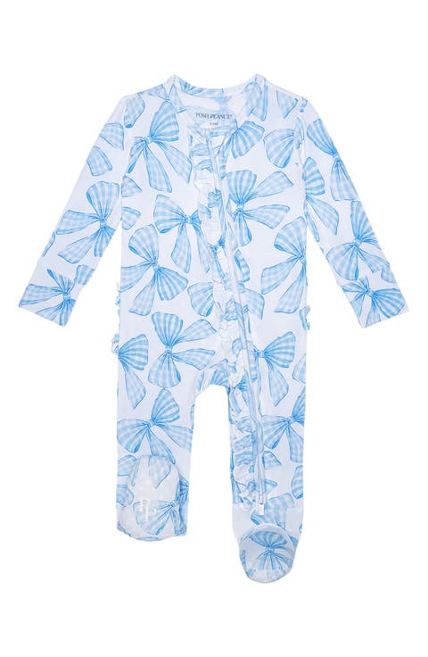 Kids' Ruffled Footie Pajamas