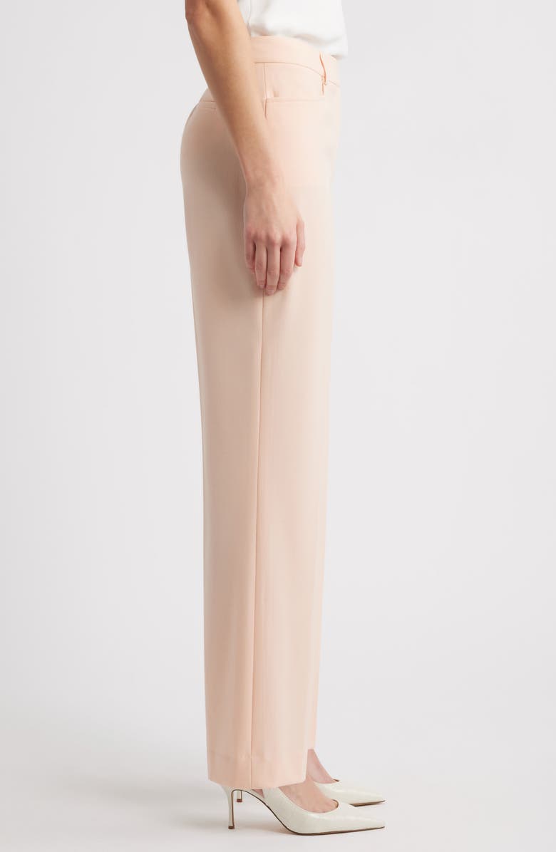 Tahari ASL Bird Eye Straight Leg Pants, Alternate, color, Parfait