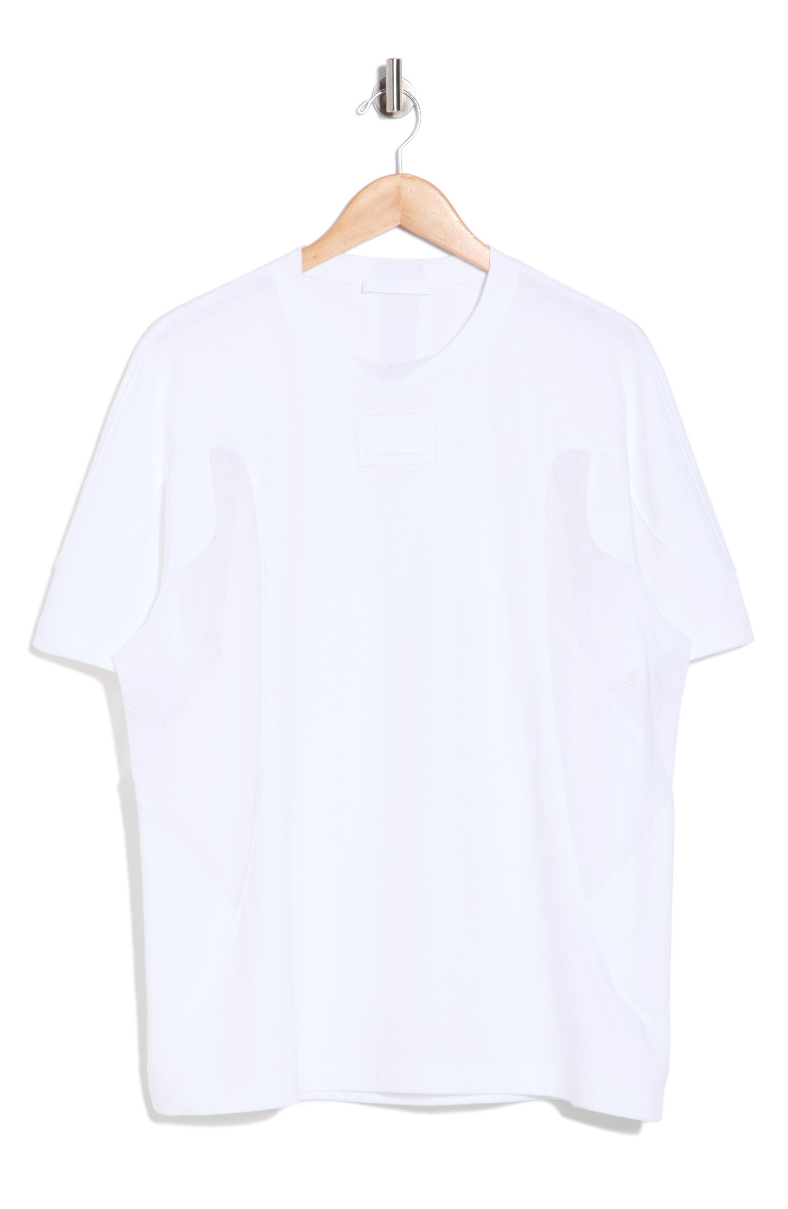 Helmut Lang Sport Seam Mesh Paneled T-Shirt