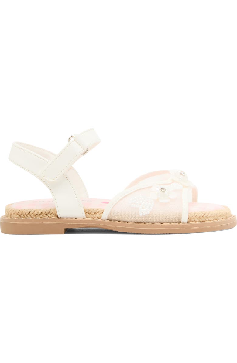 Steve Madden Kids' TKinsley Floral Embellished Ankle Strap Sandal, Alternate, color,