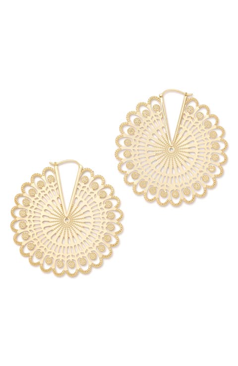 Diya Hoop Earrings