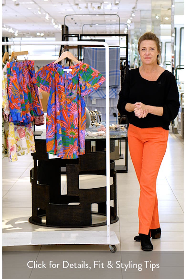 Cindal Floral Hita Ruffle Top video