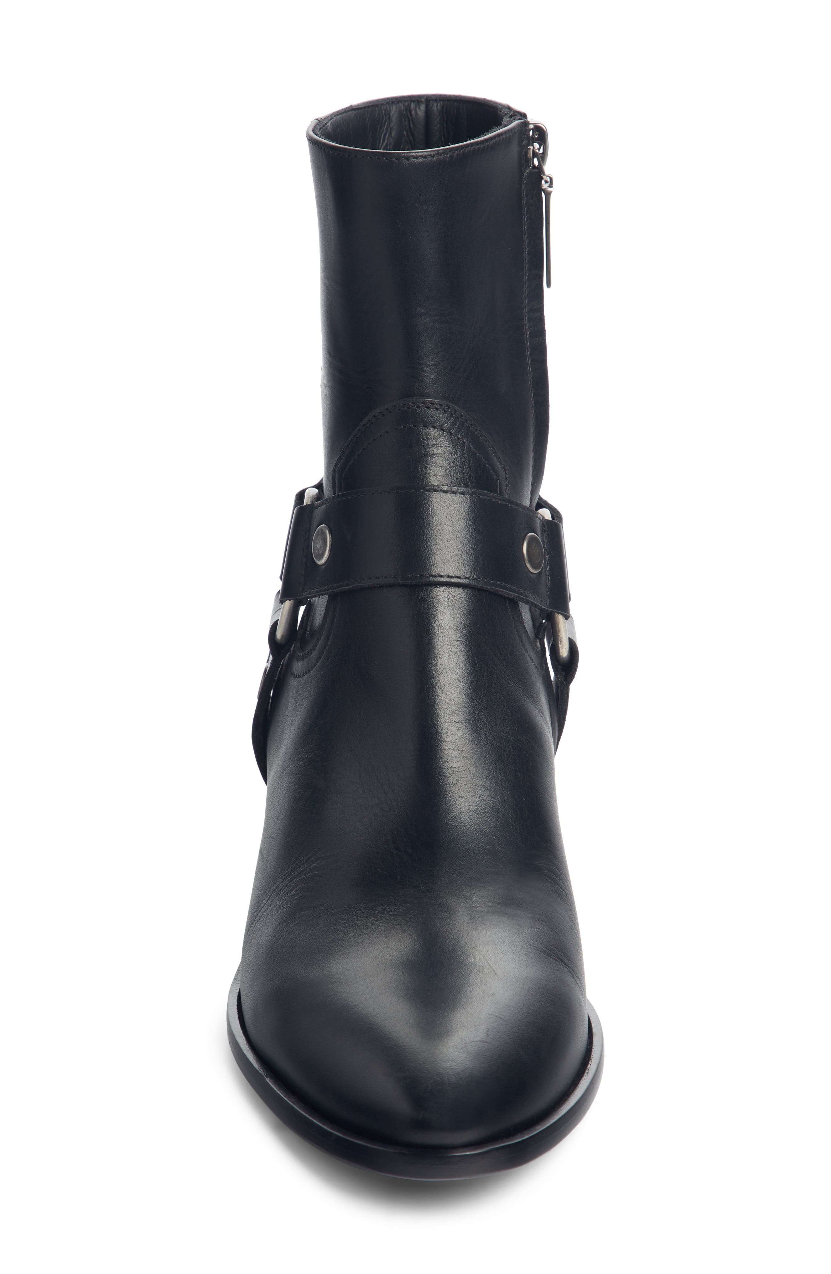 Western Bootie, Alternate, color, BLACK