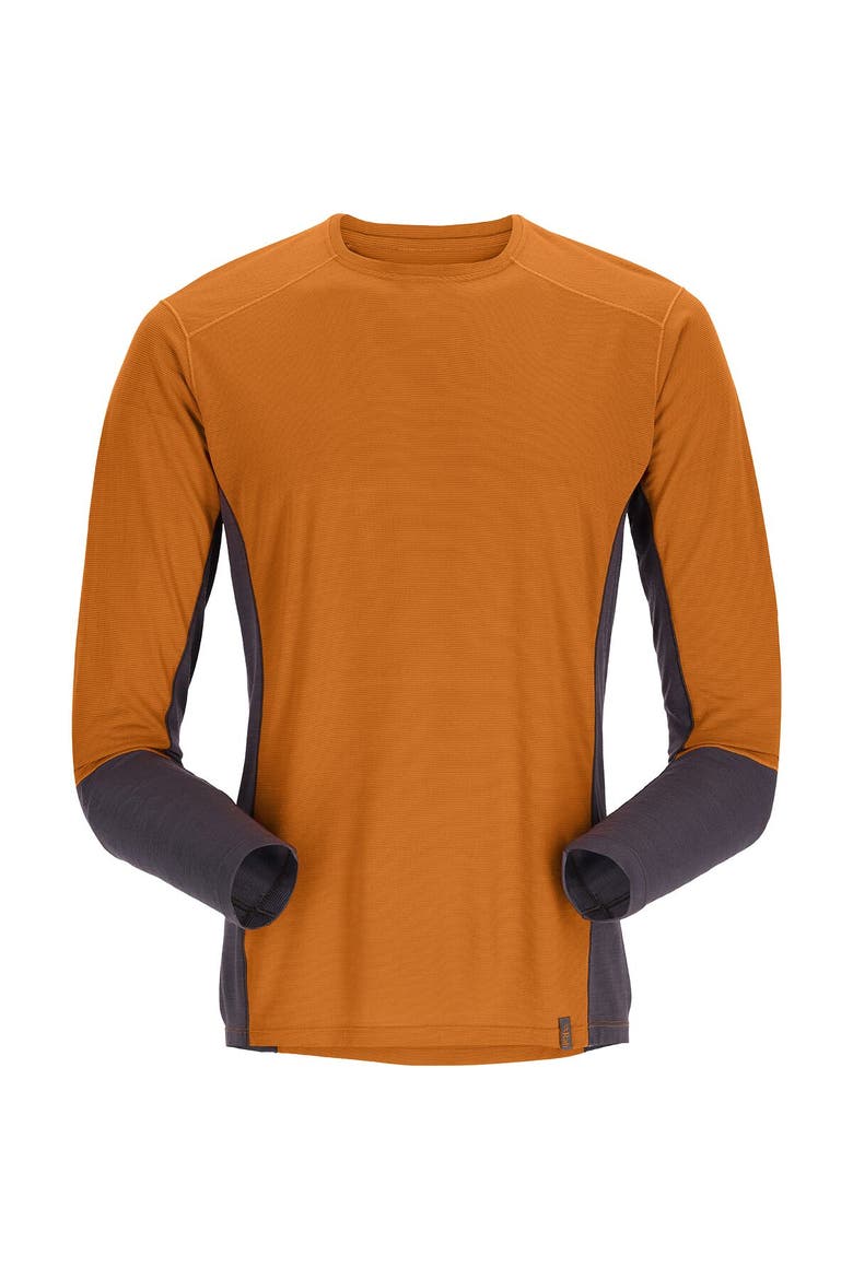 Syncrino Base Long-Sleeve T-Shirt - Men's, Alternate, color, Marmalade