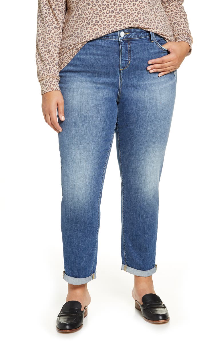 SLINK Jeans High Waist Boyfriend Jeans, Main, color,