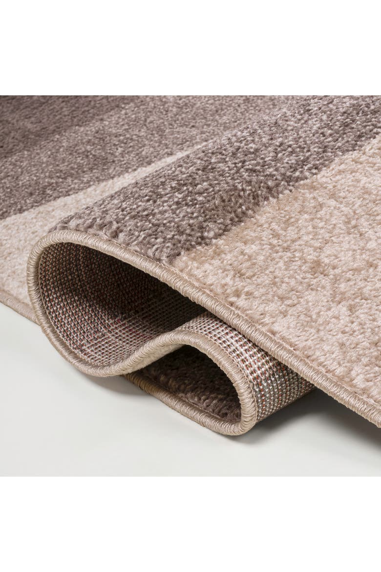 Prism Geometric Striped Area Rug, Alternate, color, Beige/Brown