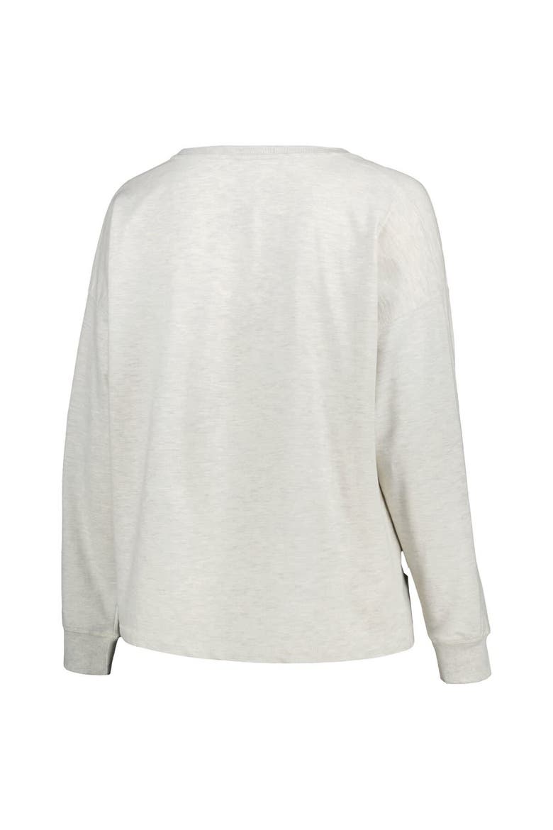 Women's Profile Oatmeal Boston Red Sox Plus Size French Terry Pullover Sweatshirt, Alternate, color, Oatmeal