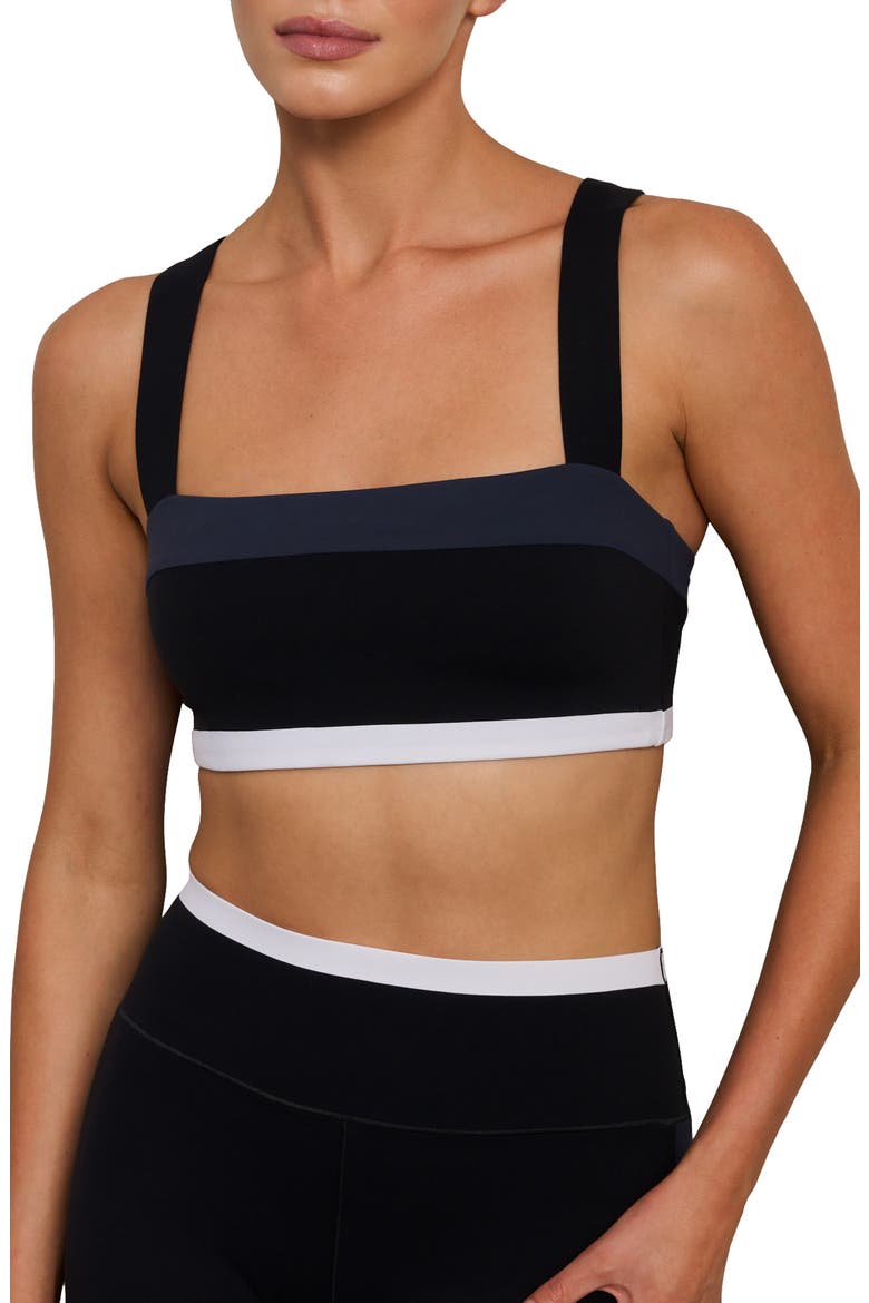 Revive Trio Sports Bra, Main, color, PURE BLACK