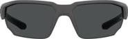 Under Armour 70mm Polarized Oversize Sport Sunglasses