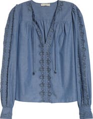Ulla Johnson Kady Appliqué Top