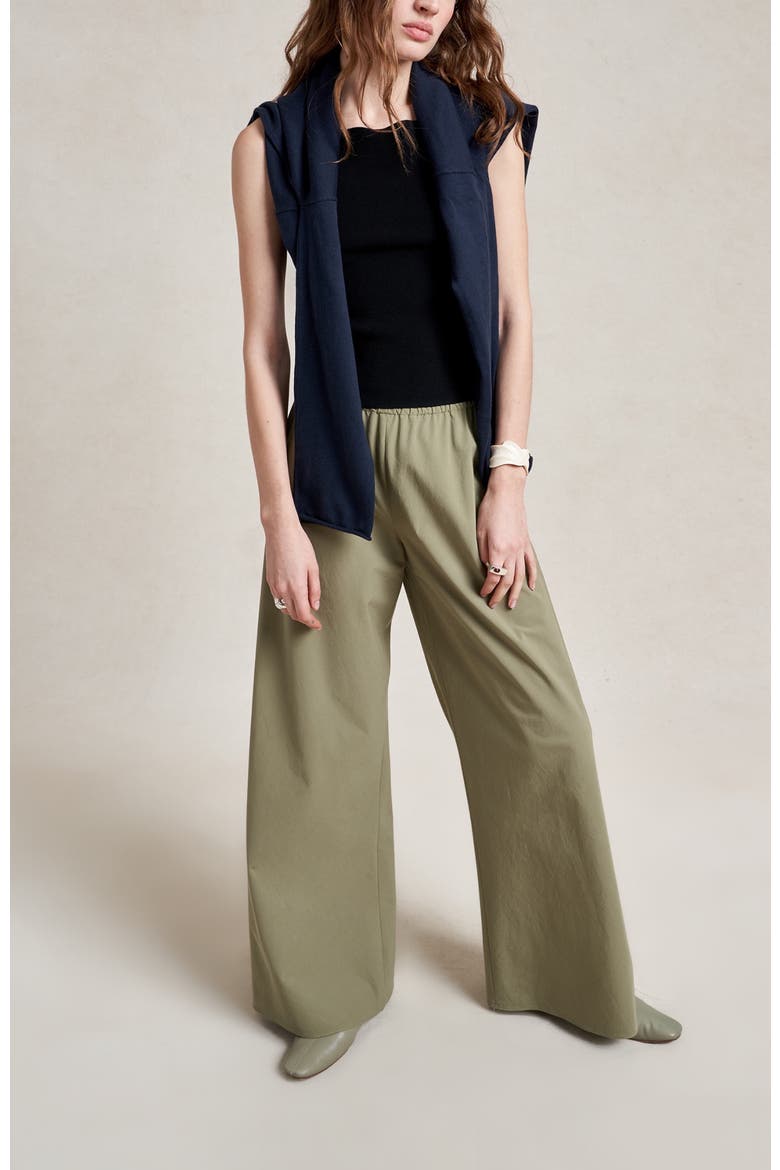 Poplin Colby Pant, Alternate, color, Olive