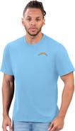 Margaritaville Men's Margaritaville Light Blue Los Angeles Chargers Wastin' Away T-Shirt