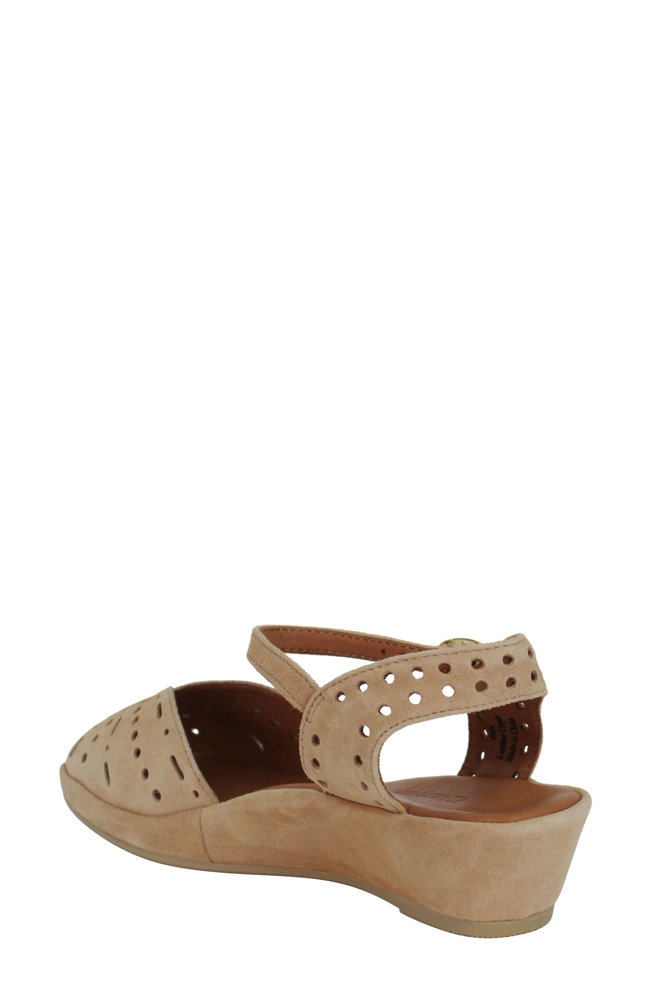 'Brenn' Ankle Strap Sandal, Alternate, color, COGNAC SUEDE