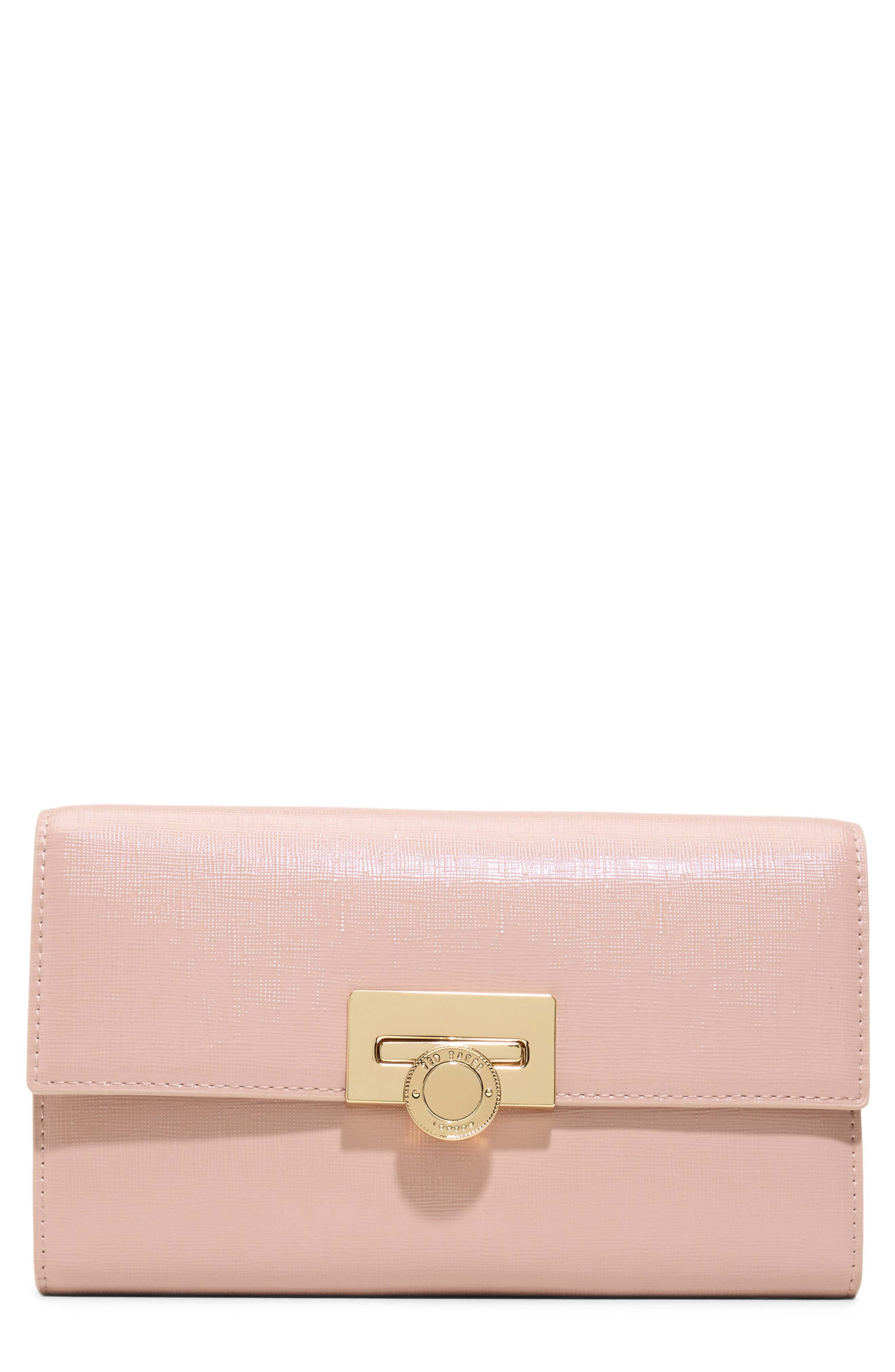 Parisa Faux Leather Flap Crossbody Bag