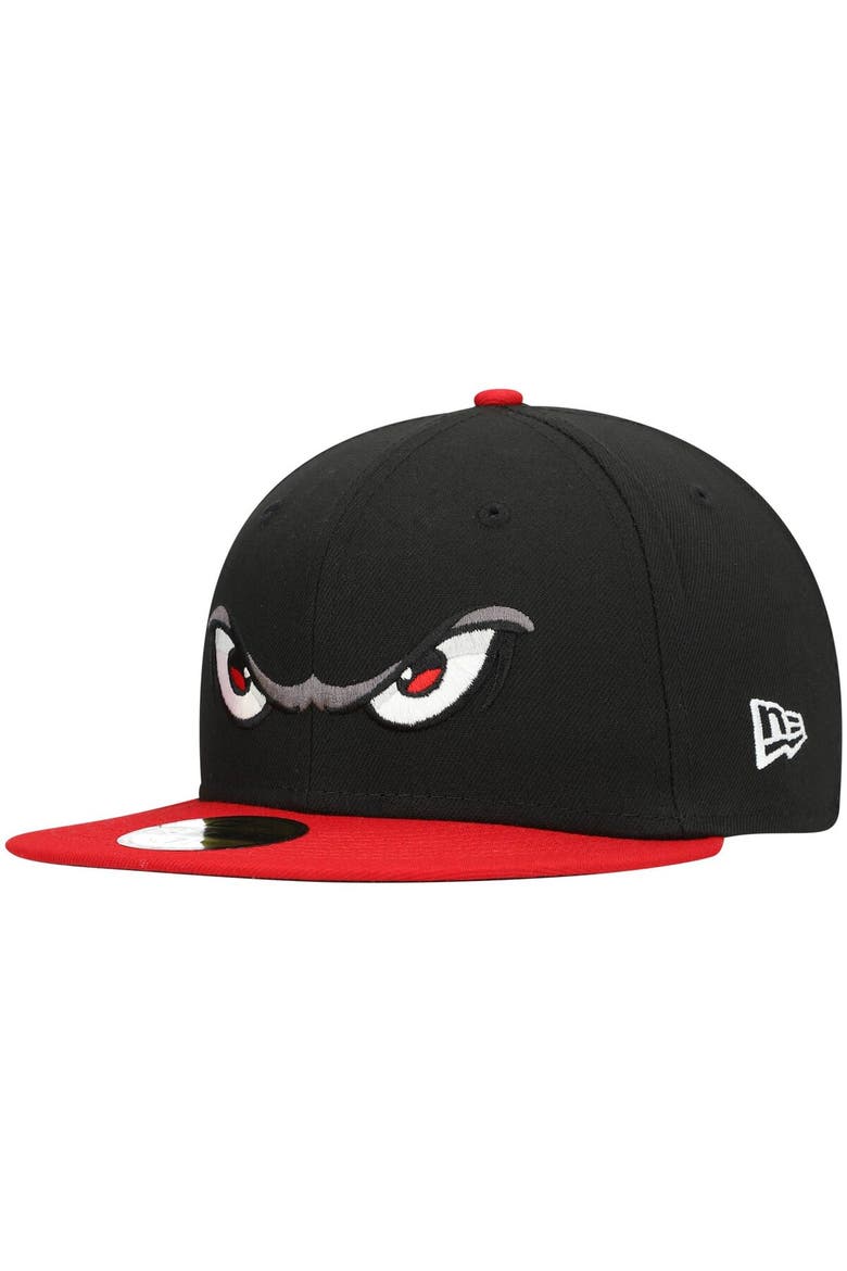 Men's New Era Black Lake Elsinore Storm Authentic Collection Team Home 59FIFTY Fitted Hat, Main, color, Black