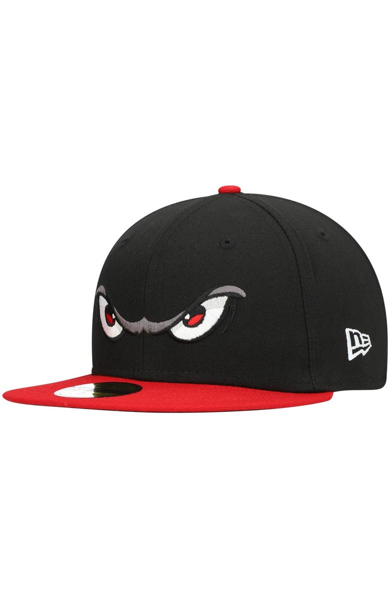 New Era Men's New Era Black Lake Elsinore Storm Authentic Collection Team Home 59FIFTY Fitted Hat, Main, color,