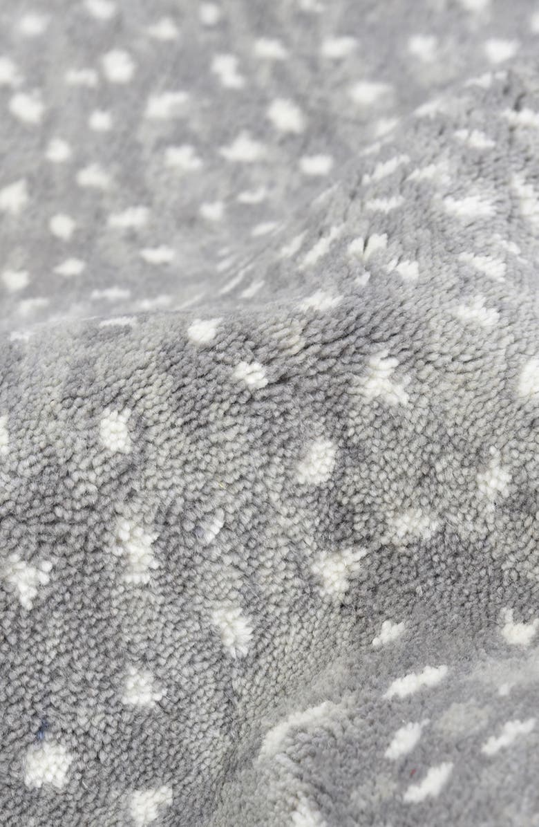 Solo Rugs Arash Handmade Wool Blend Area Rug, Alternate, color, Gray