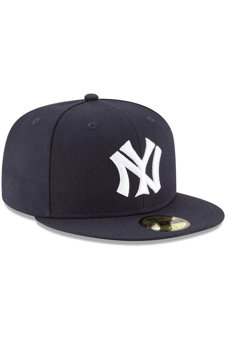 Men's New Era Navy New York Yankees Cooperstown Collection Wool 59FIFTY Fitted Hat, Alternate, color, Navy