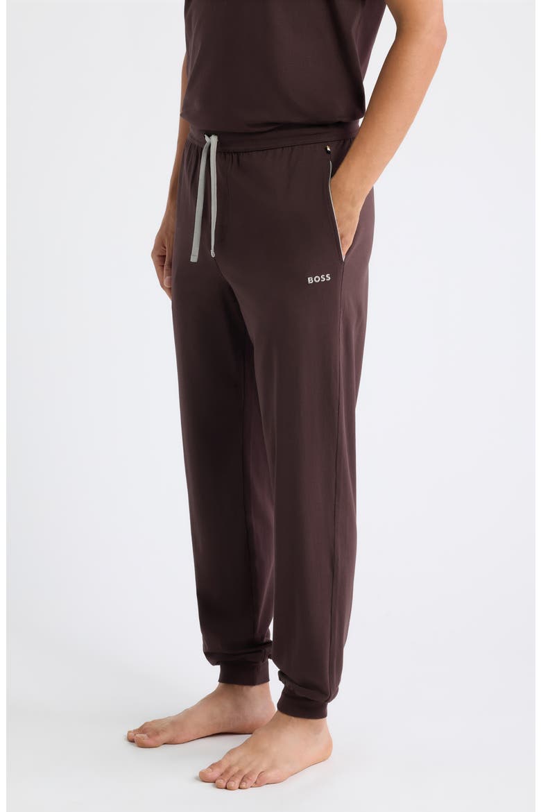 Mix & Match Pajama Pants, Alternate, color, DARK BROWN
