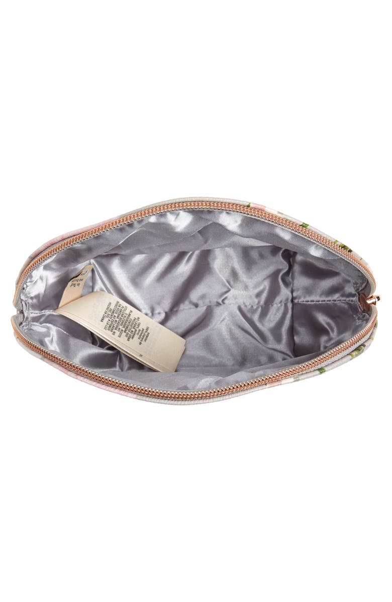 Ted Baker London Margita Chatsworth Bloom Cosmetic Bag, Alternate, color, 