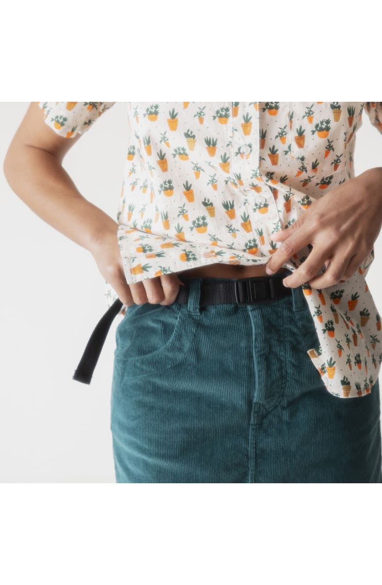 KAVU Girl Party Shirt - Women's, Alternate, color, Potted Plants