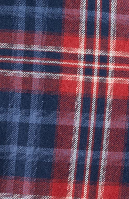 Majestic International Time Out Flannel Robe In Multi
