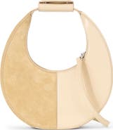 STAUD Mini Moon Split Leather Bag