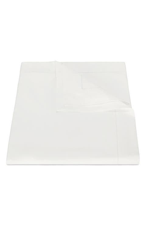 Bergamo Hemstitch Cotton Percale Duvet Cover