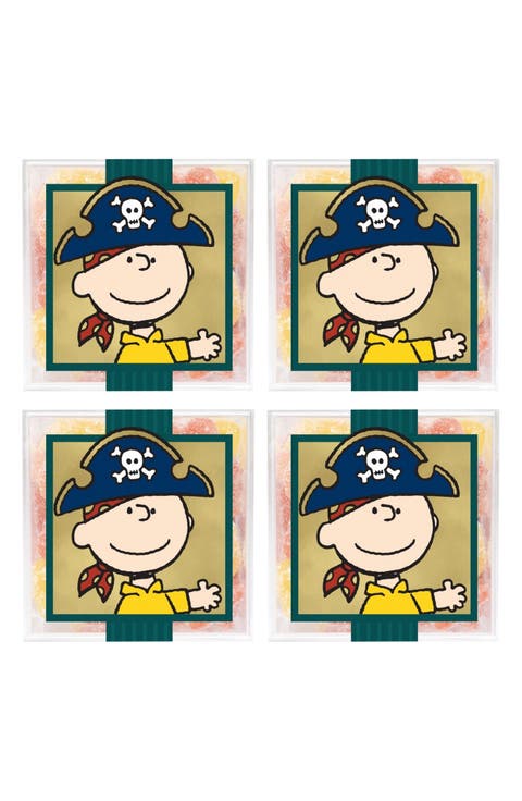 4-Piece Charlie Brown Super Sour Stars Set