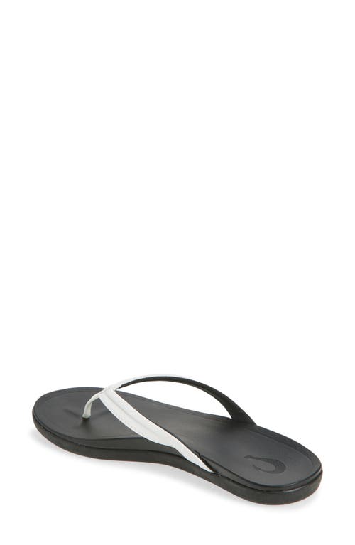 Olukai Ho'ōpio Mālua Flip Flop In Black