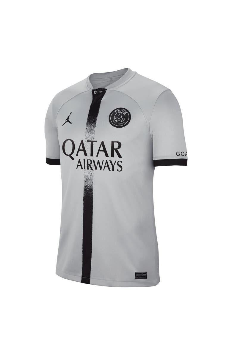 Nike Youth Nike Black Paris Saint-Germain 2022/23 Away Breathe Stadium Replica Blank Jersey, Alternate, color, 
