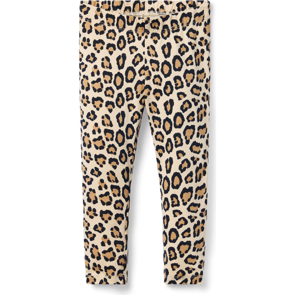 Janie And Jack The Everyday Leopard Legging In Neutral