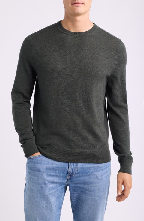 Italian Merino Wool Crewneck Sweater