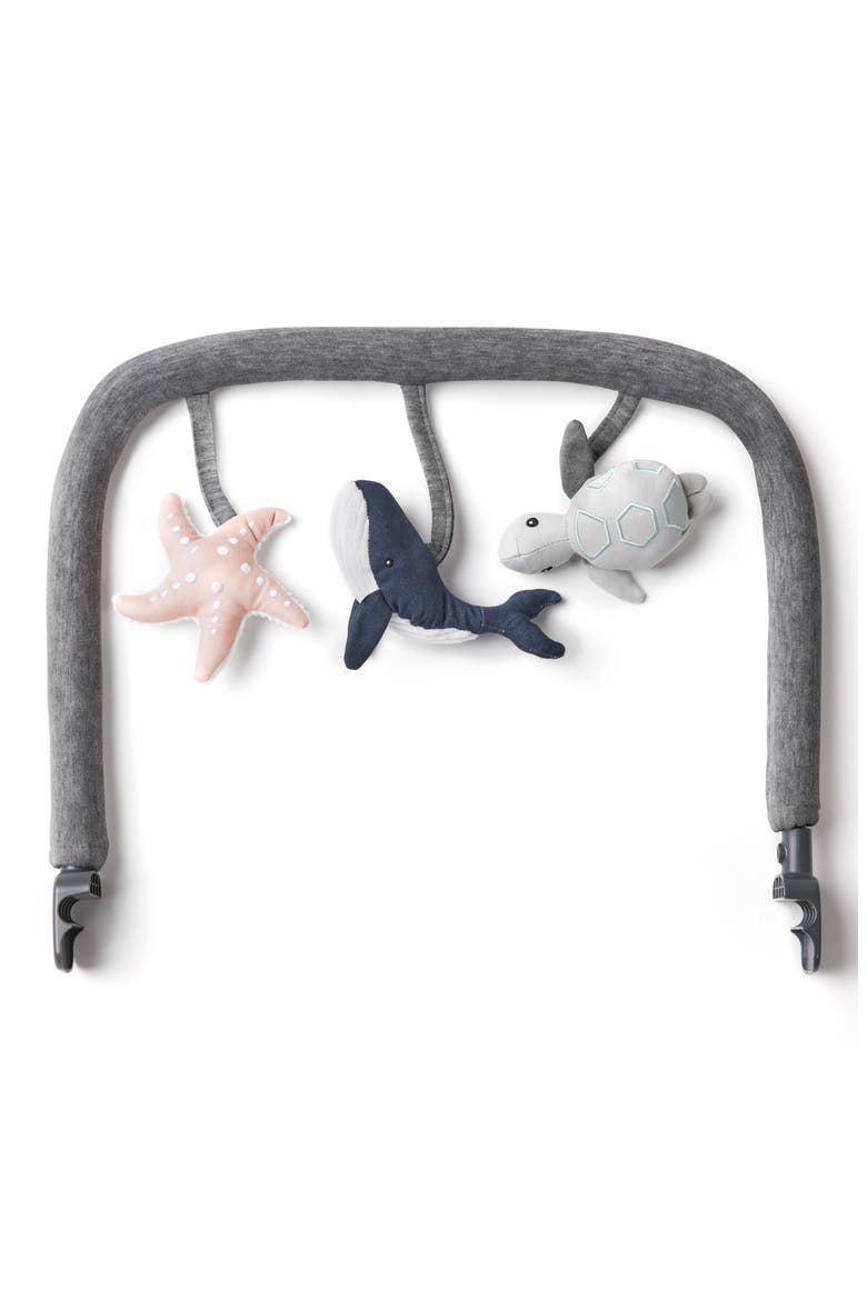 Evolve Bouncer Ocean Wonders Toy Bar, Main, color, CHARCOAL GREY