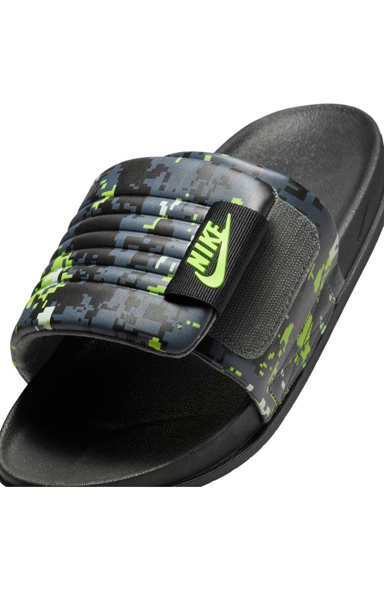 Nike Offcourt Sport Slide, Alternate, color, Black/ Volt