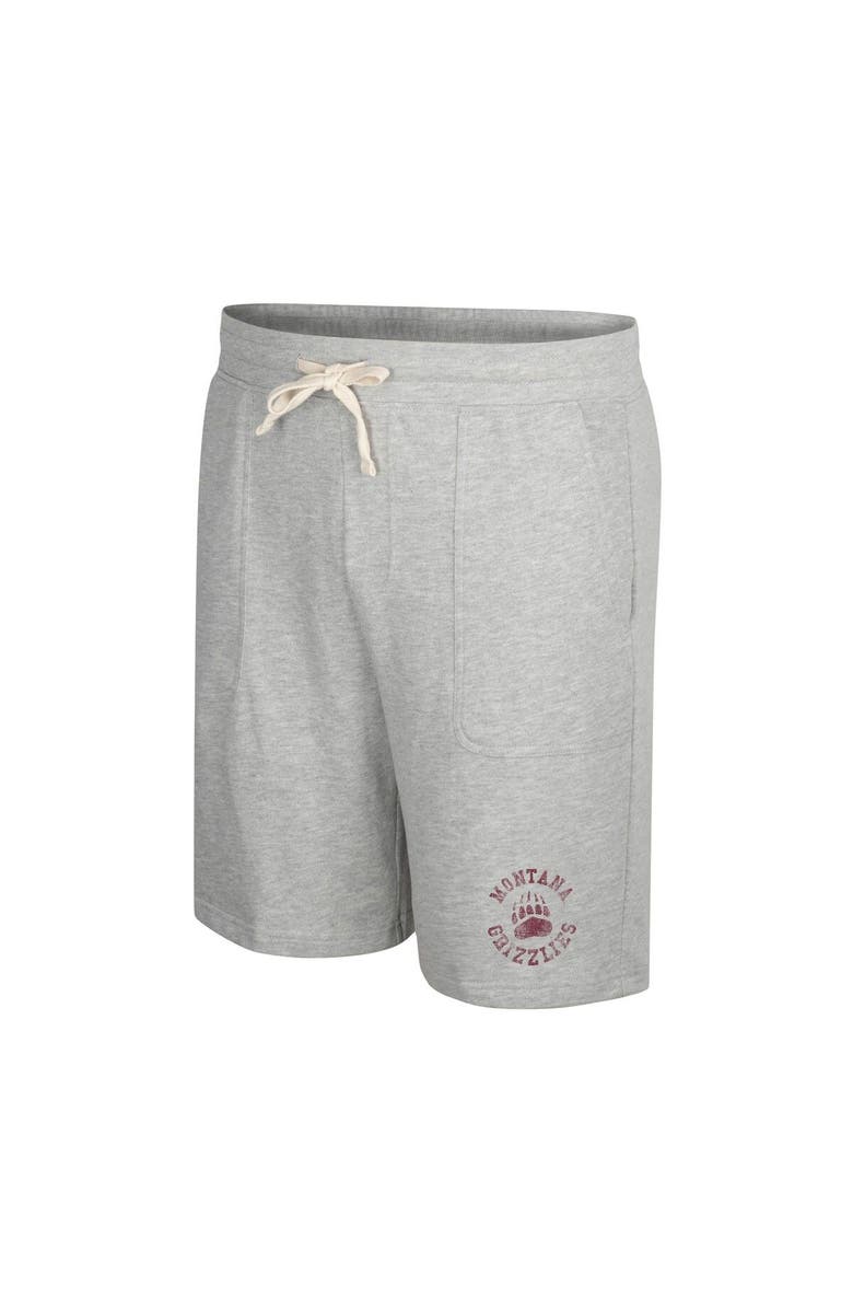 COLOSSEUM Men's Colosseum Heather Gray Montana Grizzlies Love To Hear This Terry Shorts, Alternate, color, Heather Gray